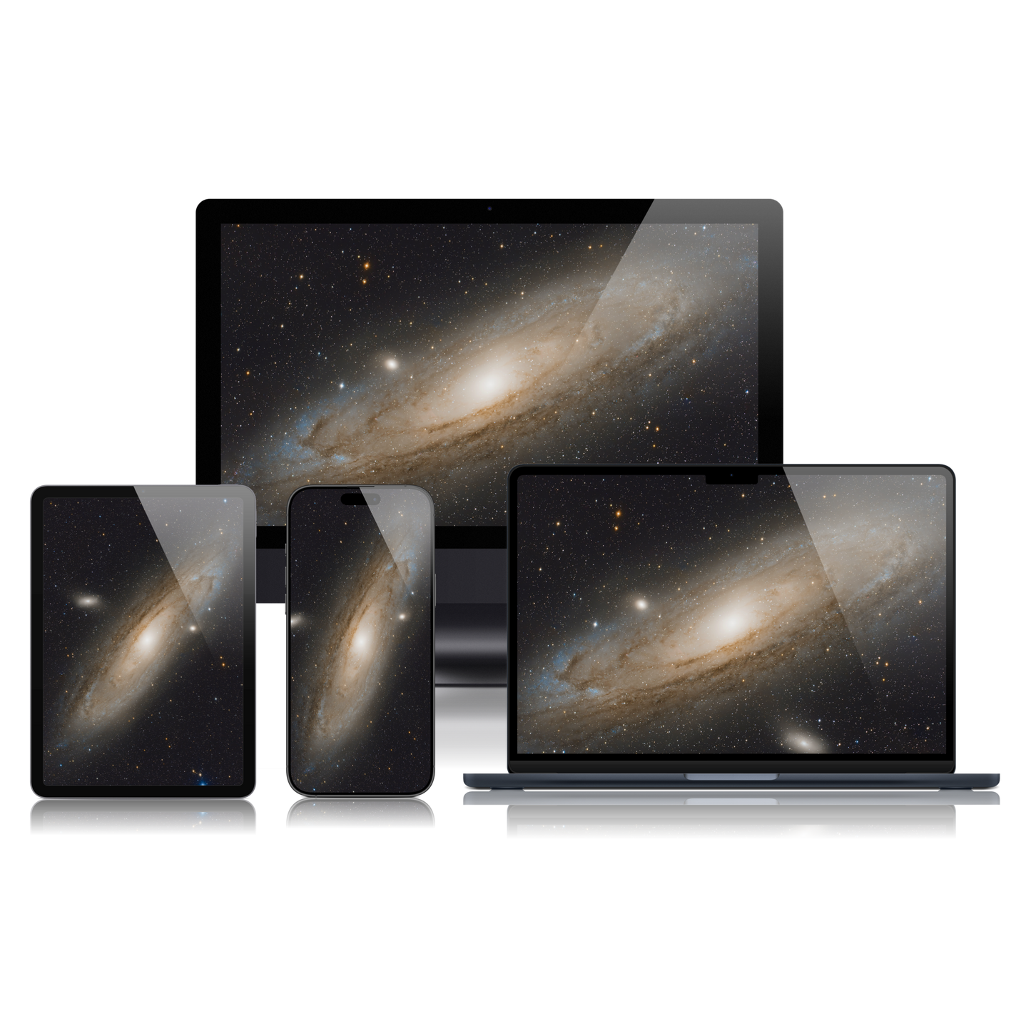 Andromeda Galaxy - M31 January 2025 Edition Wallpaper Bundle