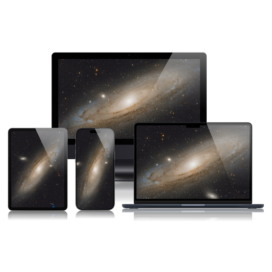 Andromeda Galaxy - M31 January 2025 Edition Wallpaper Bundle