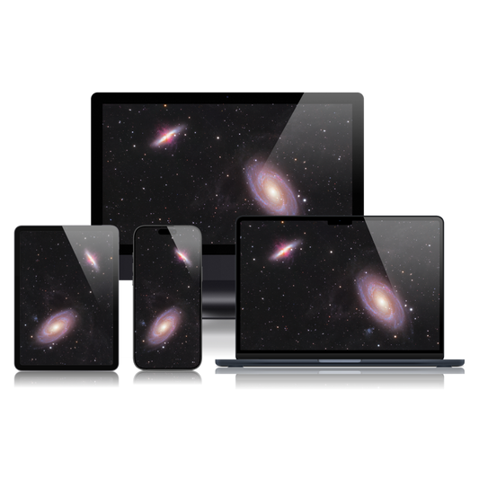 Bode's and Cigar Galaxy April 25th 2025 Wallpaper Bundle