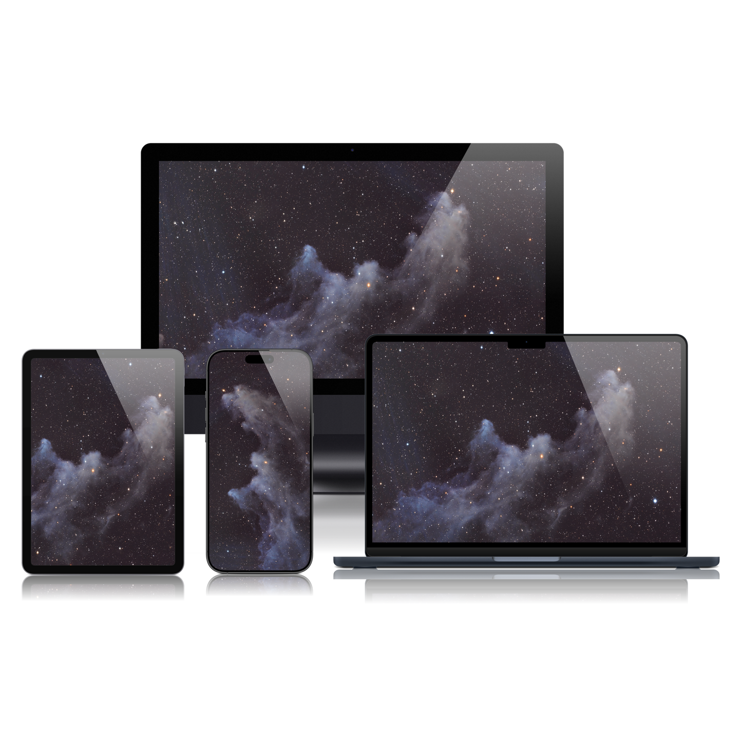 Witch Head Nebula January 2025 Wallpaper Bundle 🌌✨