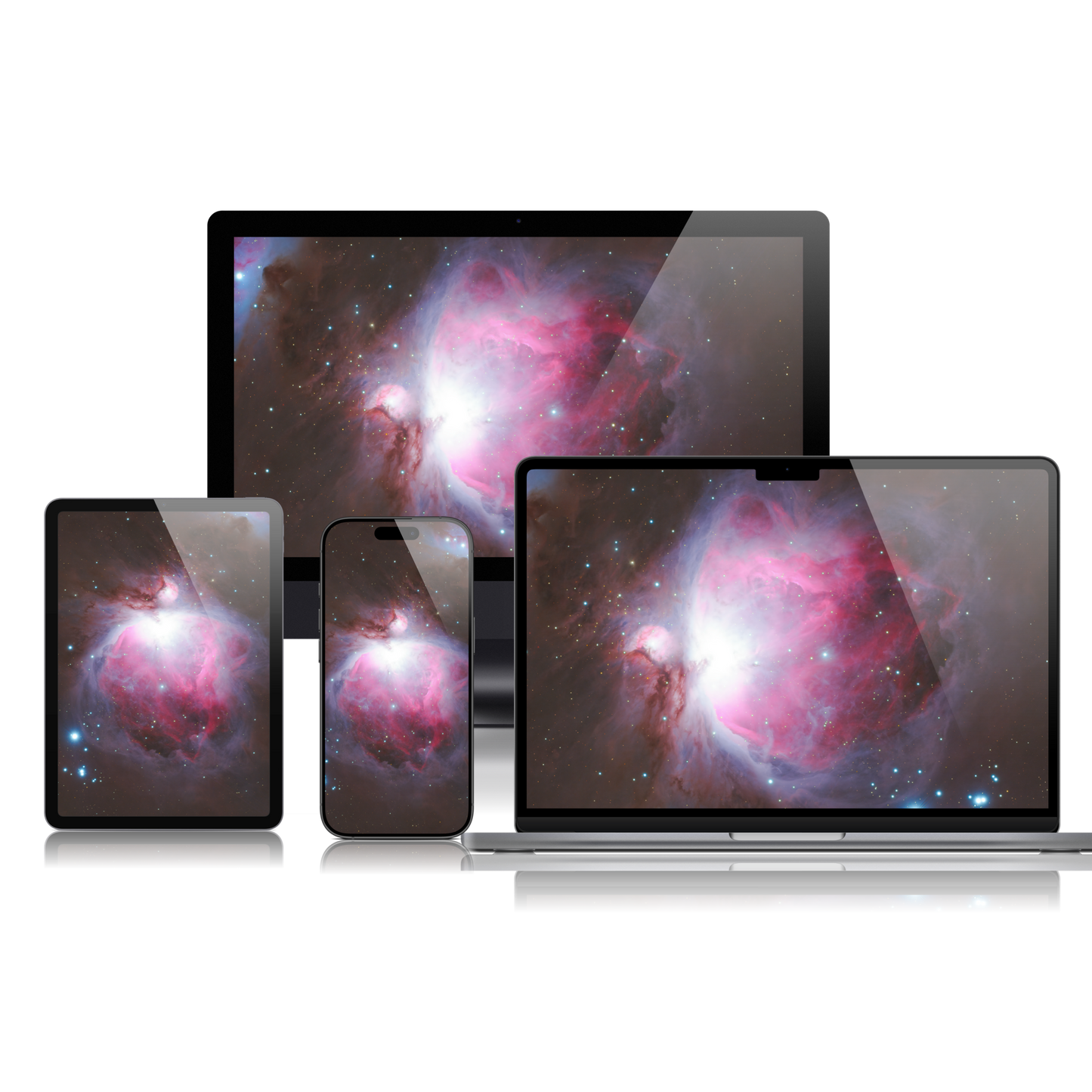 Orion Nebula December 2024 Wallpaper Bundle