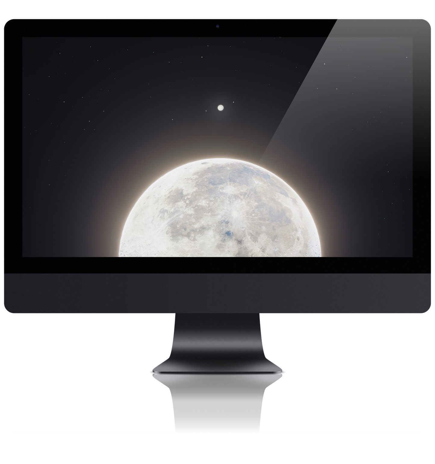Moon and Jupiter September 3rd 2023 PC Wallpaper