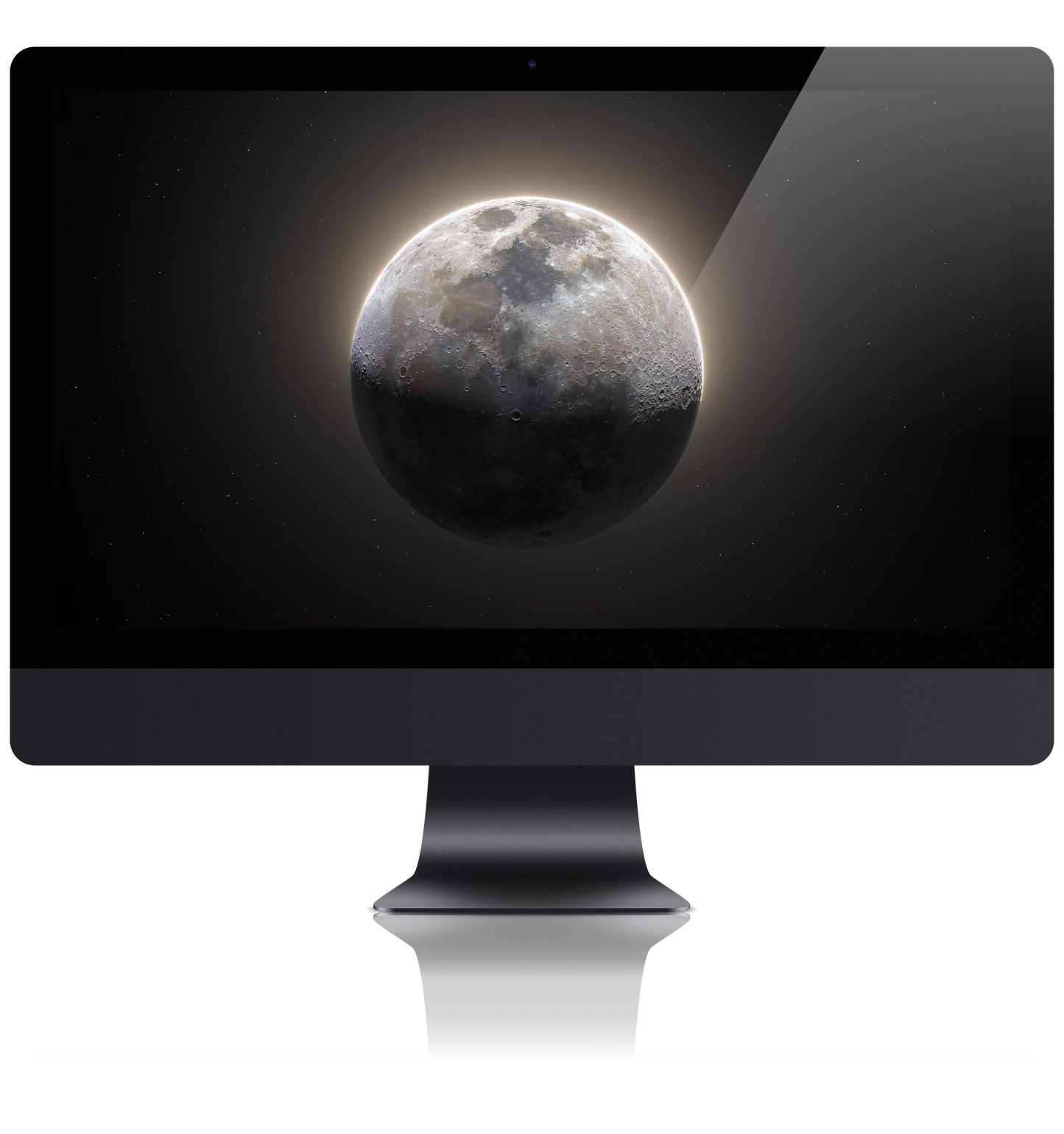 First Quarter Moon of September 23rd 2023 PC Wallpaper