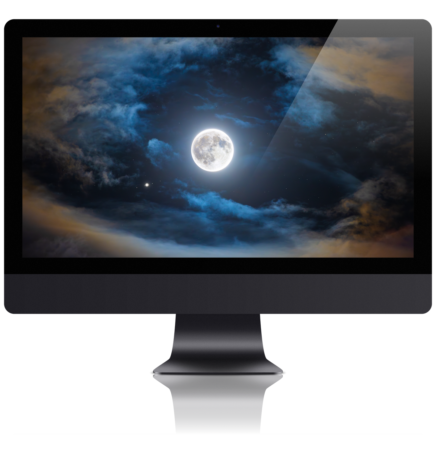 Full Hunter Moon of October 2023 PC Wallpaper