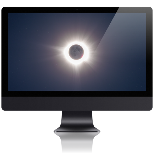 Total Solar Eclipse Version 2 April 8th 2024 PC Wallpaper