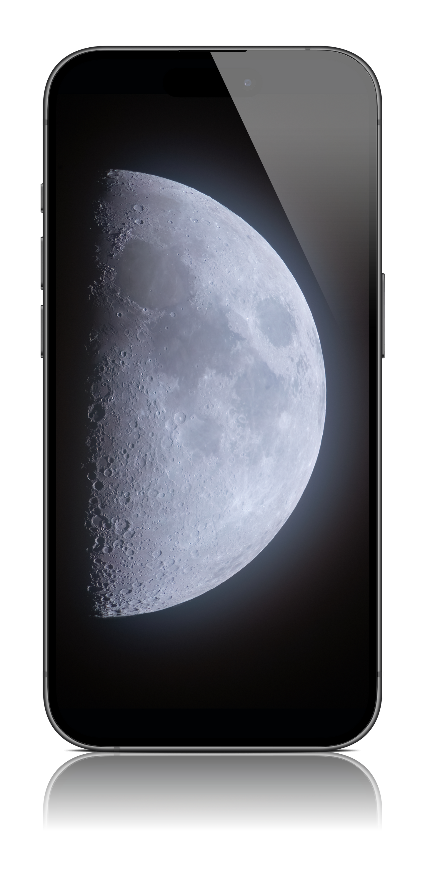 First Quarter Moon April 15th 2024 Wallpaper Bundle