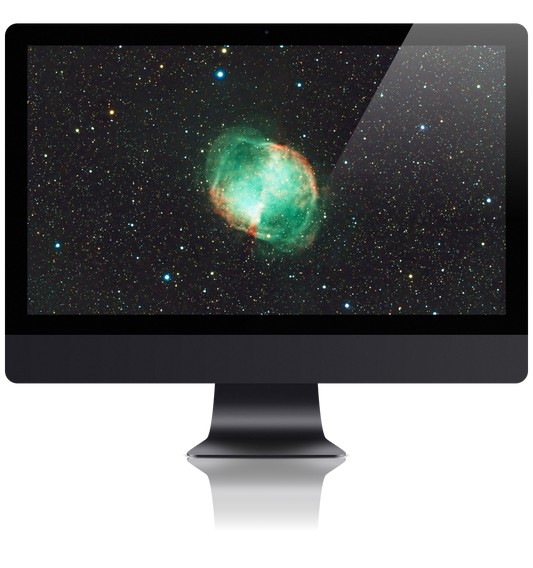 Dumbbell Nebula (M27) June 2024 PC Wallpaper