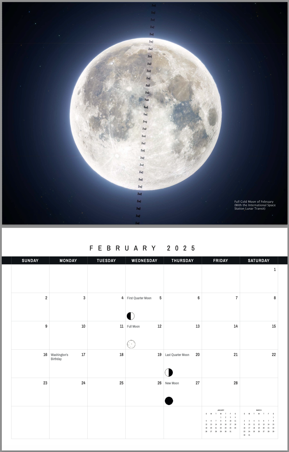 June New Moon Dates 2021 2025 Lunar Wall Calendar –