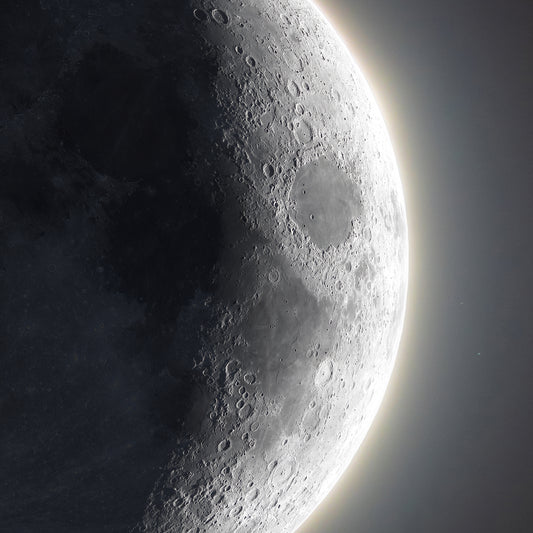 Waxing Crescent Moon (Early Summer of 2018) Mobile Wallpaper