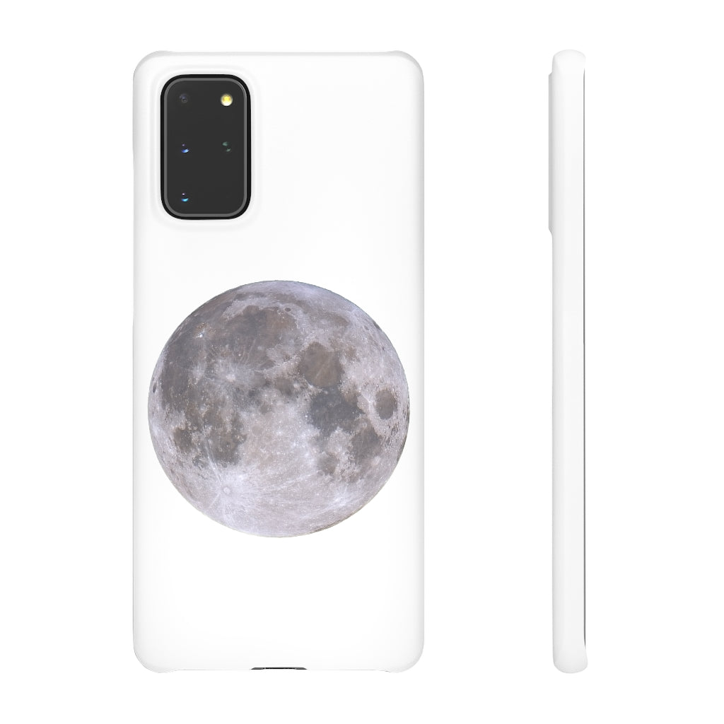 Full Moon Snap Cases - White