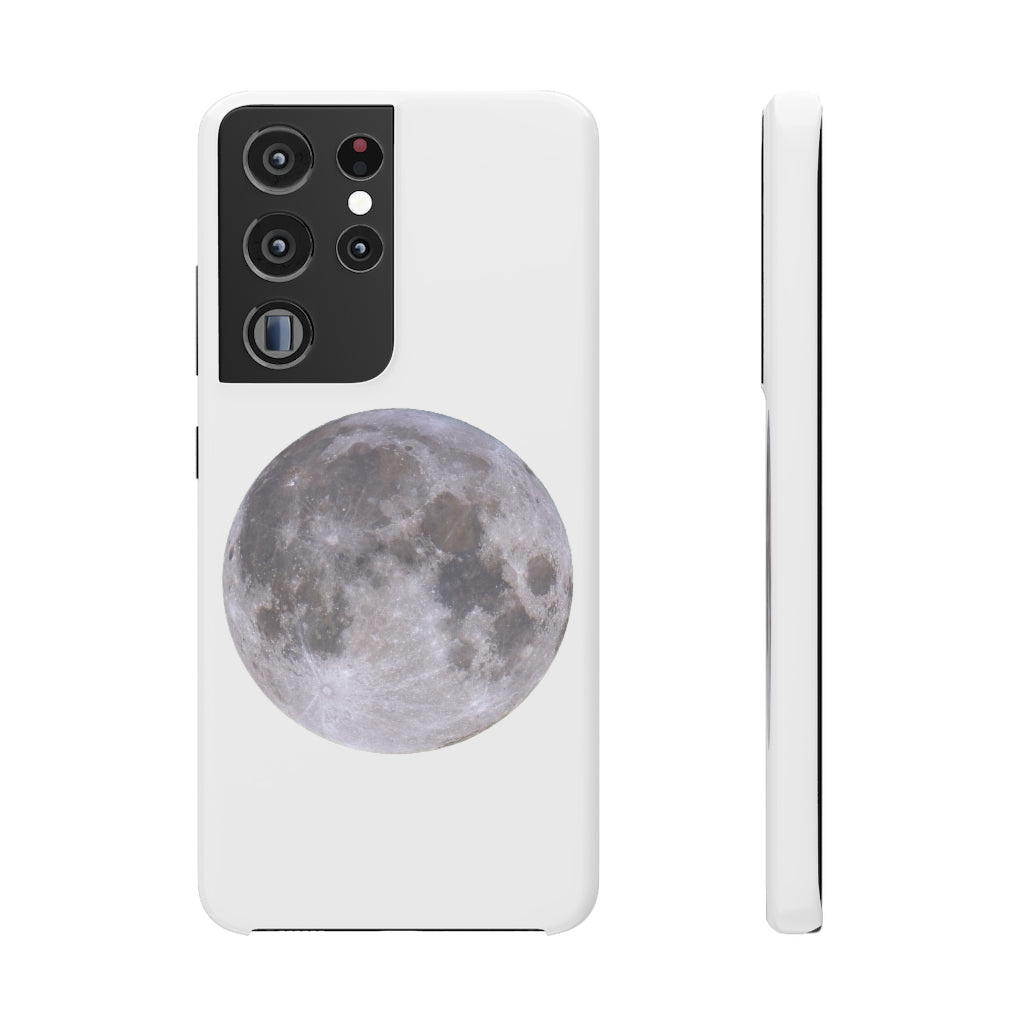 Full Moon Snap Cases - White