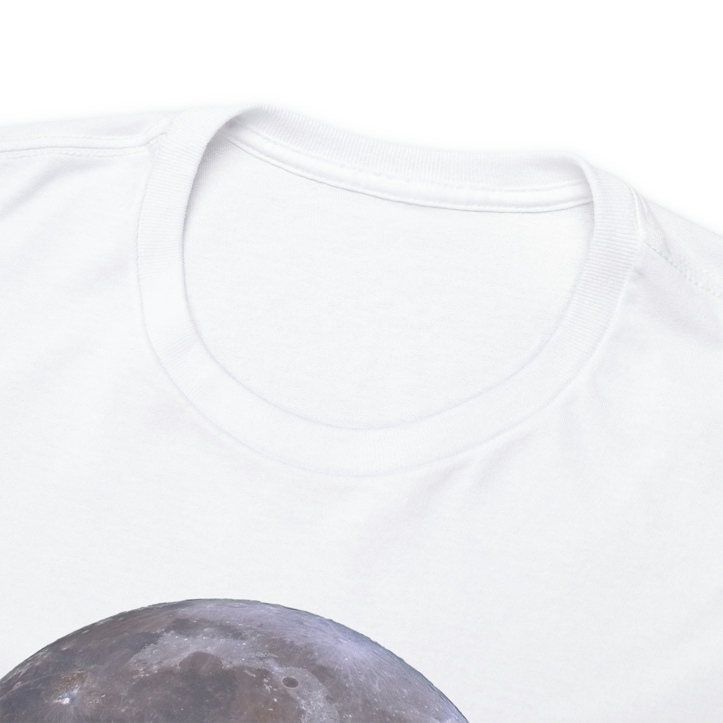 Full Moon Astronomy Tshirt - Telescope Back Design