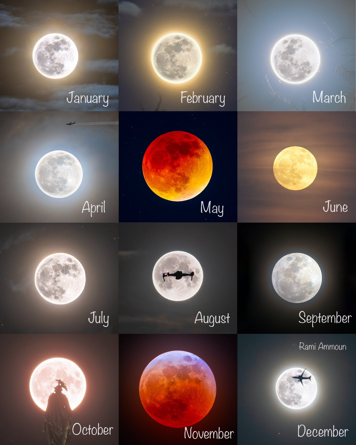 The 12 Moons 2023 Calendar 🌕