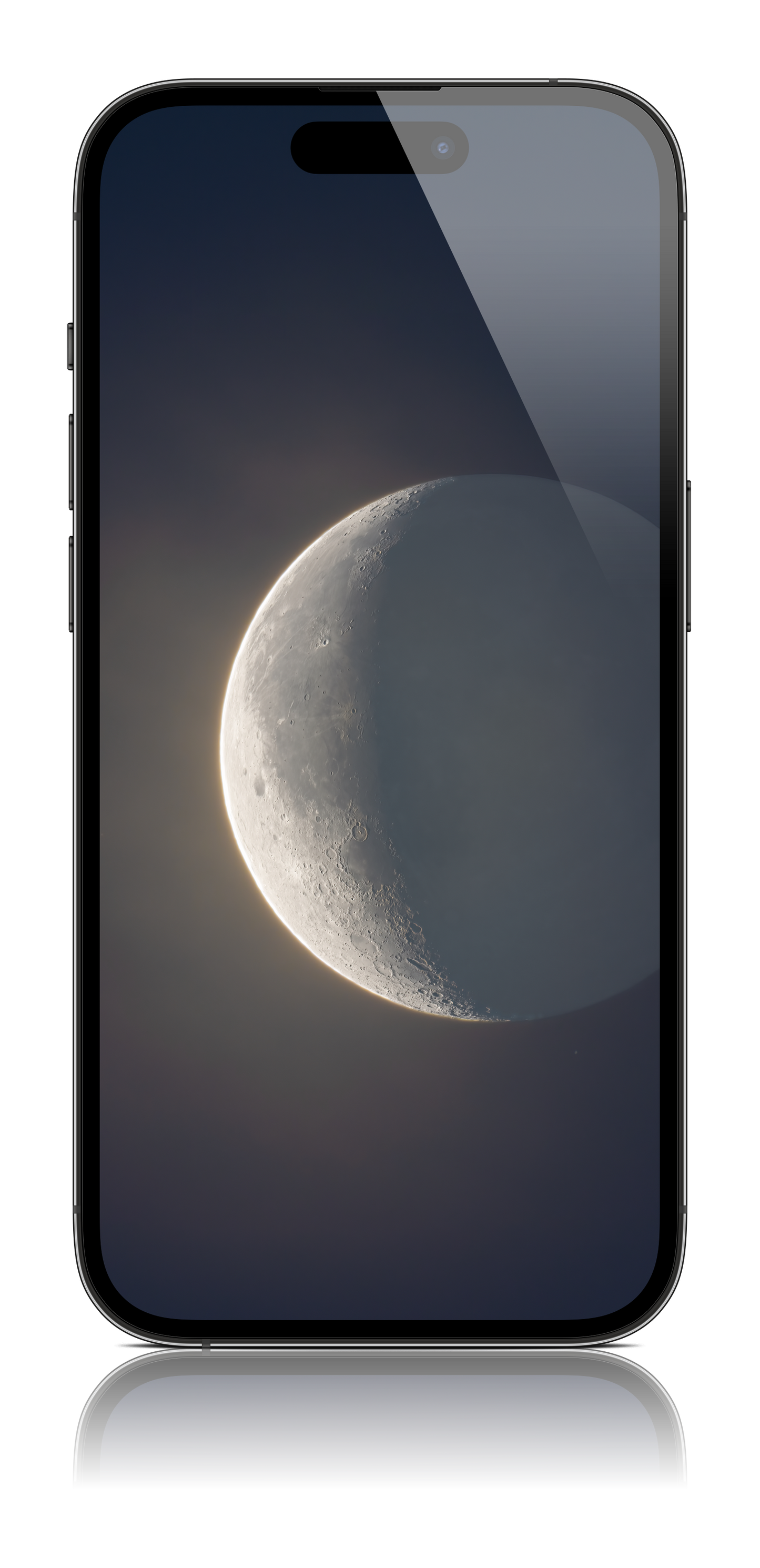 Waning Crescent Moon at Dawn (March 17th 2023) Wallpaper Bundle