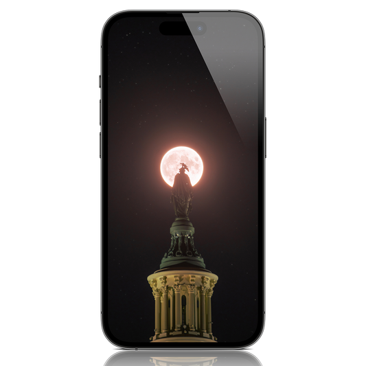 Hunter Moon at the US Capitol Mobile Wallpaper
