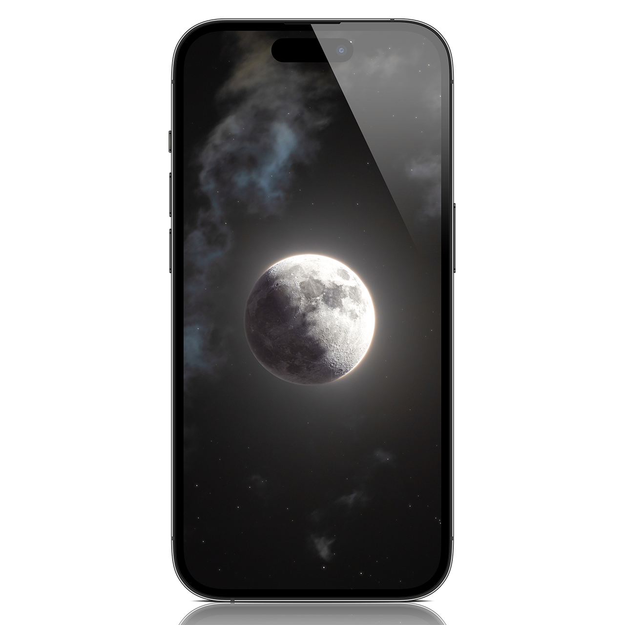 First Quarter Moon September 5th 2022 mobile wallpaper (HDR)
