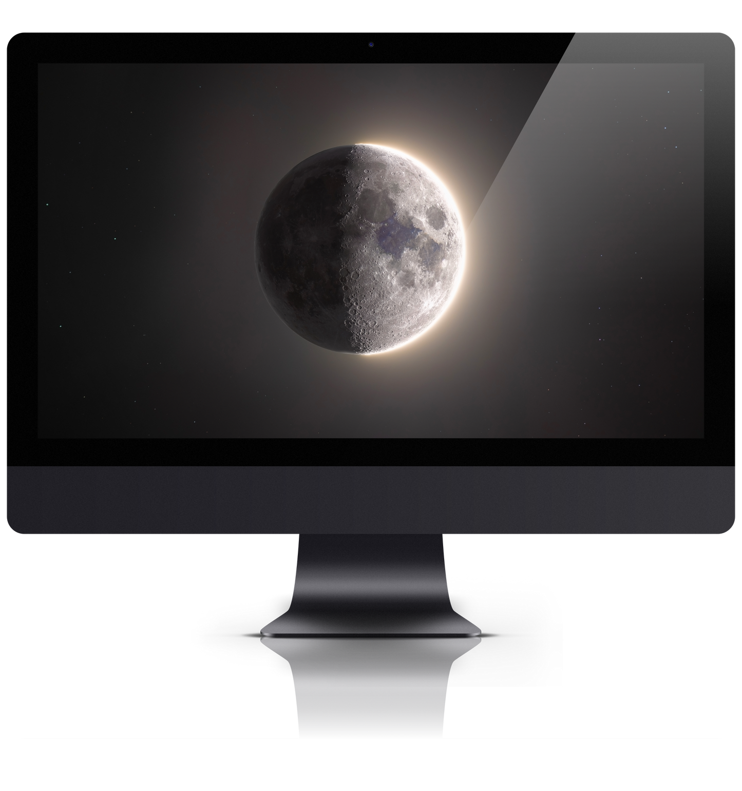 First Quarter Moon of December 30th 2022 PC Wallpaper