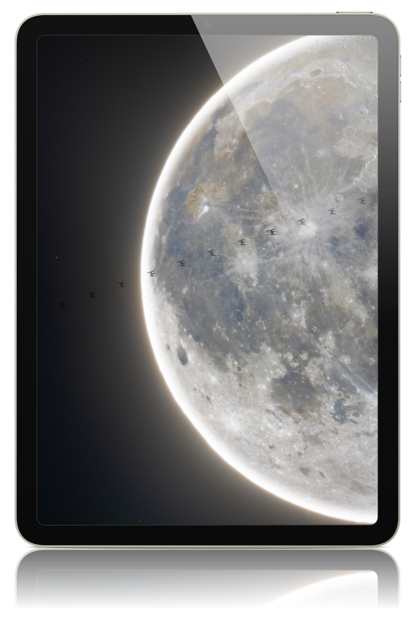 Tiangong Lunar Transit (January 11th 2023) Wallpaper Bundle