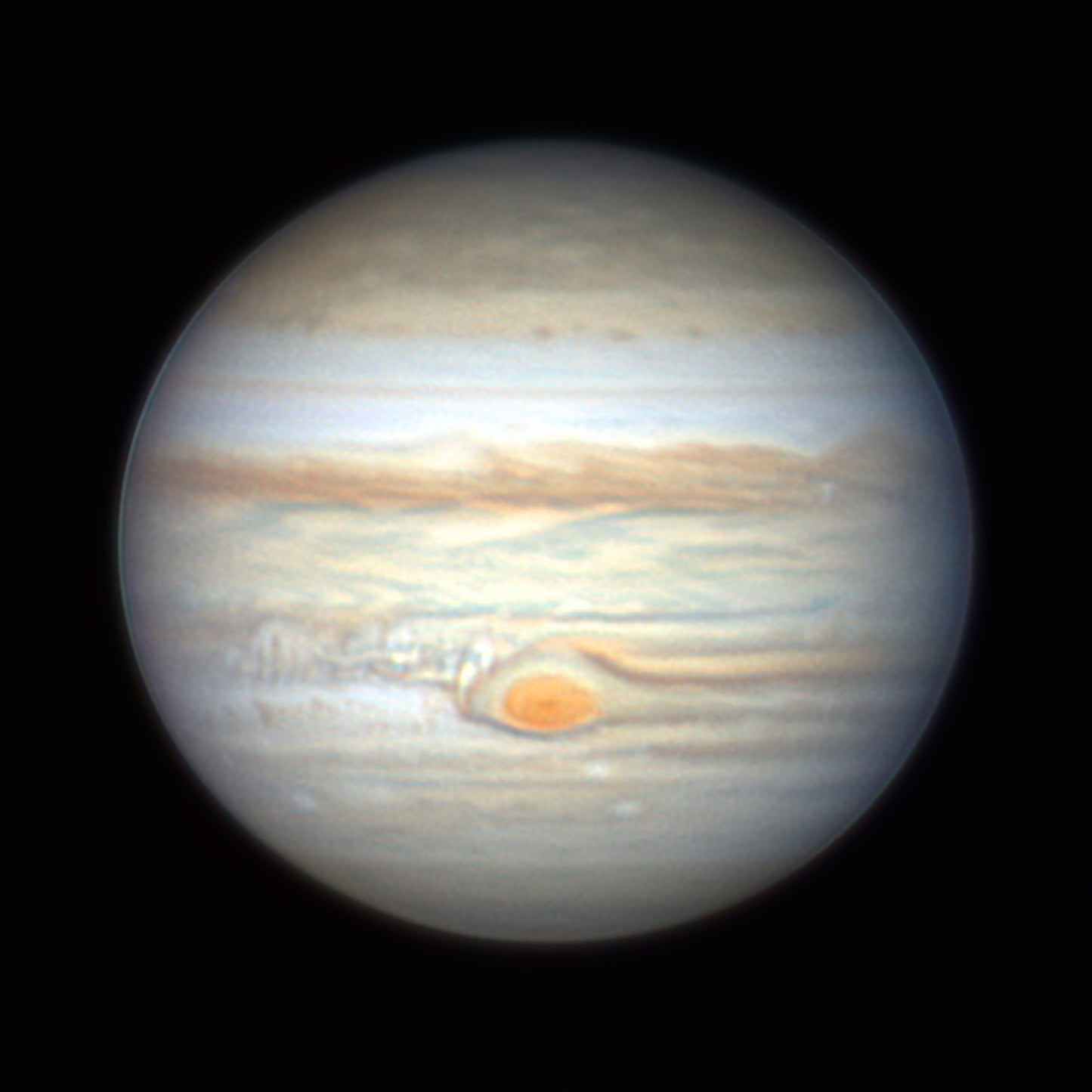Jupiter with the Great Red Spot Mobile Wallpaper